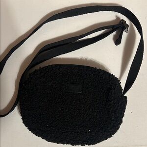 UGG Black Textured Crossbody Bag
